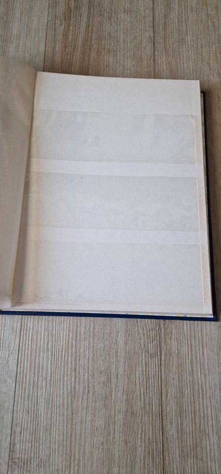 leeres blaues ABRIA Album 2+25 Seiten 3-Zeiler Selbstgestaltung in Halle