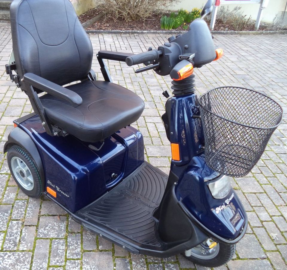 Seniorenmobil Elektromobil 15 km/h Scooter 3-Rad gebraucht in Bad Kissingen