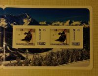 Briefmarken postfrisch: FIS ALPINE SKI-WM 2011, 2 x 45 Cent Bayern - Würzburg Vorschau