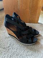 Tamaris Keilsandalen Sandaletten Pumps Espadrilles schwarz 39 Bayern - Schwebheim Vorschau