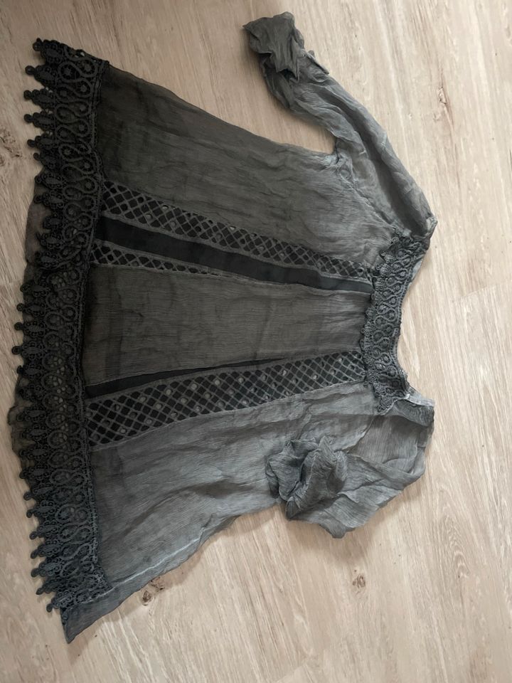 Leichte Chiffon? Bluse gr L damenbluse Tunika in Contwig