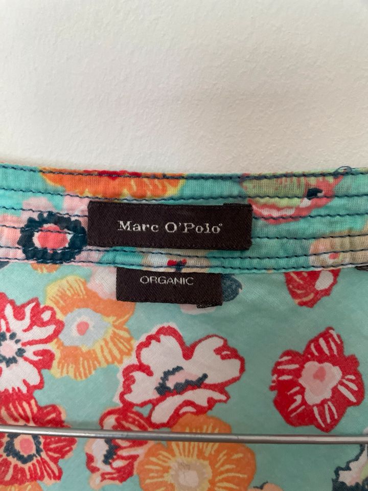 Marc O‘Polo Tunika, türkis mit Blumen, XS in Isernhagen