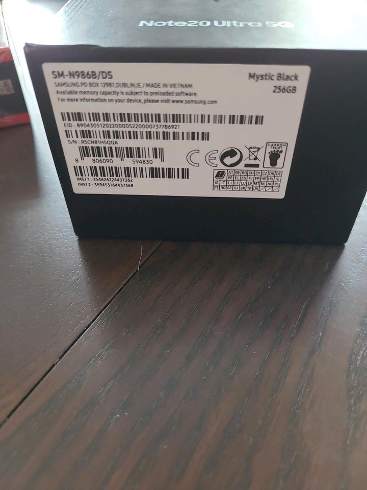 Samsung Note20Ultra 5G Mystic Black in Hohenmölsen