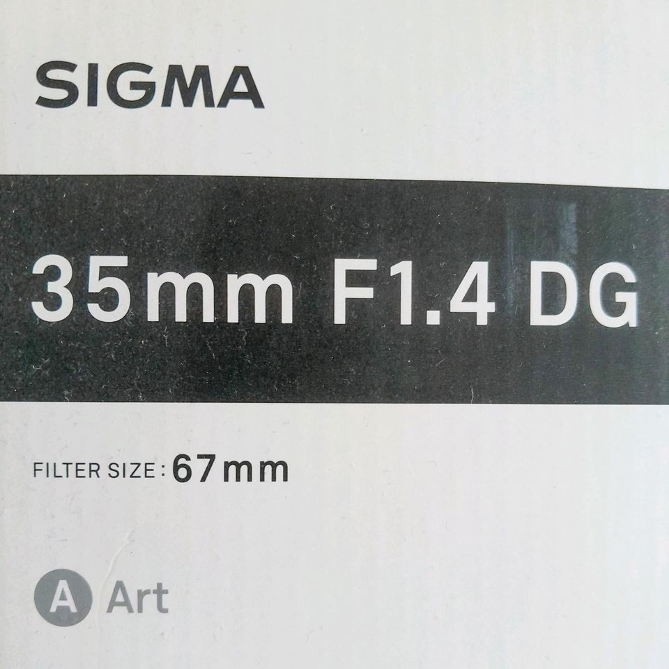 Sigma 35mm F1,4 DG HSM Art Nikon Mit Filter und Oriiginal Beleg in Kassel