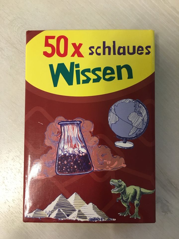 wie neu Reisespiel Karten 50 x schlaues Wissen komplett in Stuttgart