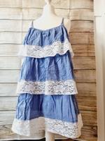 Kleid Spitze blau Sommer luftig 34 XS H&M Sachsen - Olbernhau Vorschau