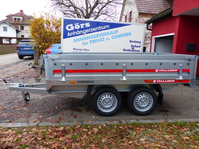 Temared Transporter PKW Tandem Hochlader Anhänger 2515/1 750kg AW in Cham