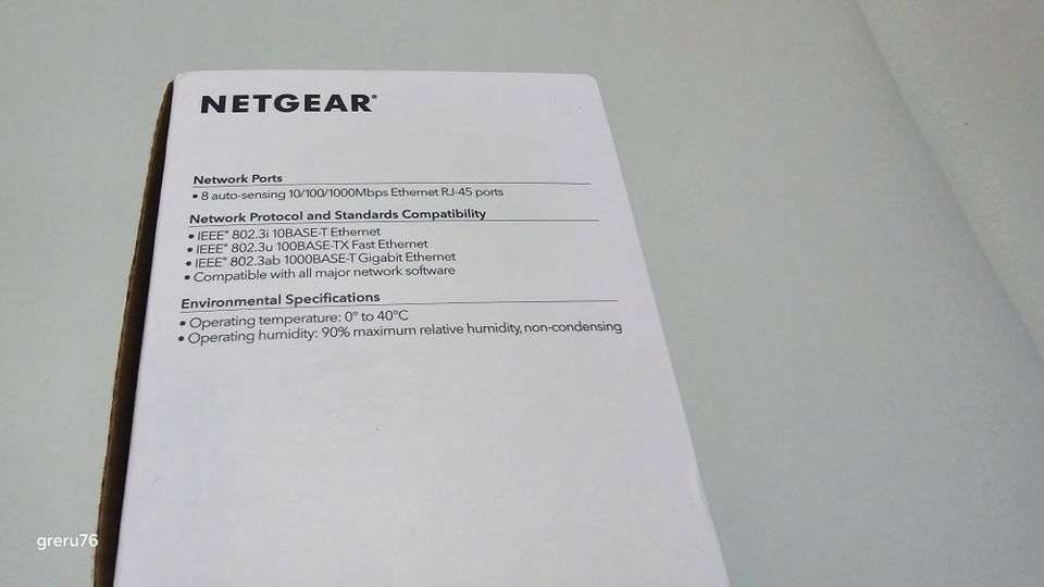 NETGEAR GS308-300PES 8-port Gigabit Ethernet Switch in Neudenau 