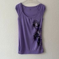 H&M Shirt Top T-Shirt Lila Blumen Sport Fitness Active XS Niedersachsen - Oldenburg Vorschau