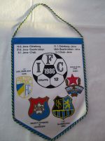 Fußball-Wimpel: IFC 1986 Gruppe 12-FC Carl Zeiss Jena - Örgryte.. Baden-Württemberg - Horb am Neckar Vorschau