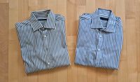 2x Jack&Jones - *Premium Hemd* Gestreift Grey Blue Shirt*L* Düsseldorf - Garath Vorschau