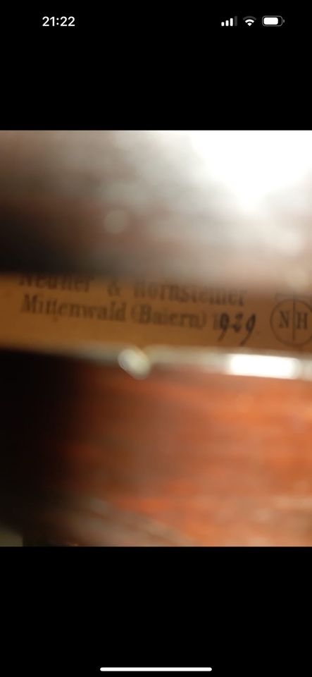 4X4 Geige Violine antik Neuner & Hornsteiner in Karlsfeld