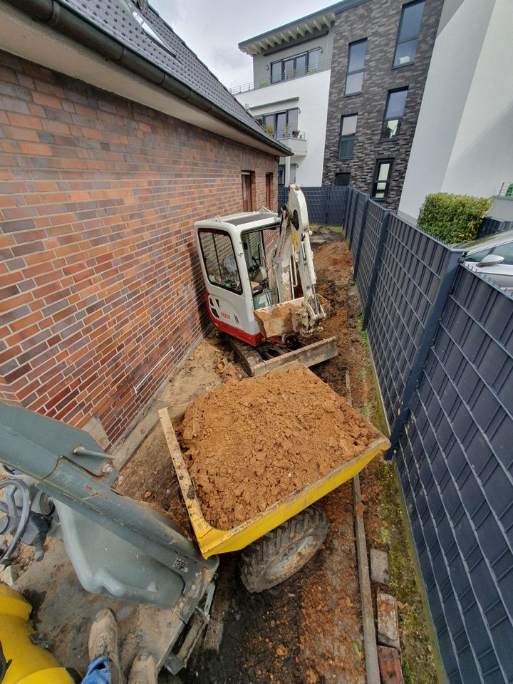 MIETE - "Minibagger | Dumper" Baggerarbeiten Erdarbeiten Garten in Swisttal