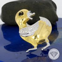 M 169516 Wert 4.620,- Brillant Vogel Brosche 750 Gold 18 KT XXYY Duisburg - Hamborn Vorschau