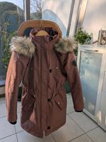 Wintermantel rosa mit Fellkapuze Bayern - Bamberg Vorschau