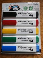 ⭐ NEU Faber-Castell Textilmarker schwarz rot gelb blau grün Bayern - Weisendorf Vorschau