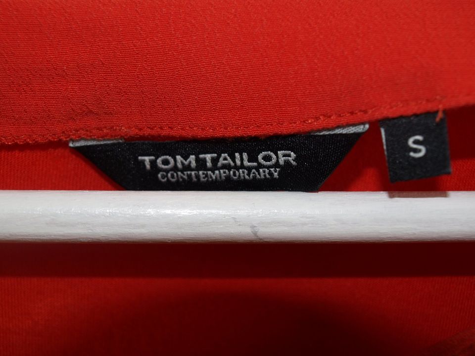 Tom Tailor, Shirt, orange-rot, Gr.S in Gummersbach