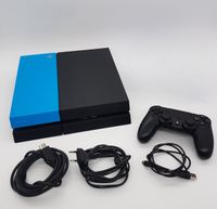 Playstation 4 500GB Sony Ps4 schwarz blau + Controller, Spiele Nordrhein-Westfalen - Bottrop Vorschau