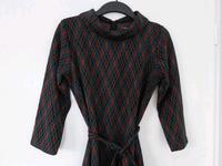 King Louie Kleid L 38 40 Schwarz Grün Rost Rauten Vintage Retro Niedersachsen - Jork Vorschau