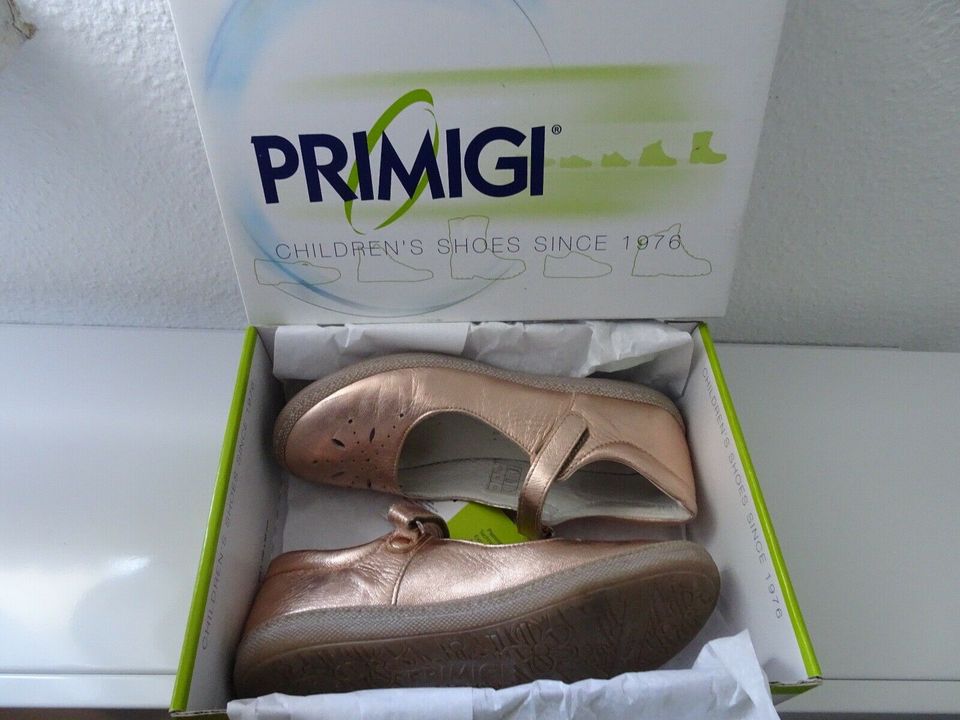 Wie NEU Primigi Ballerinas Gr. 35 - NP 59,95€ gold Spangenschuh in Ispringen