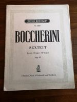 Alte Noten: Boccerini Sextett, Op. 42 Niedersachsen - Obernkirchen Vorschau