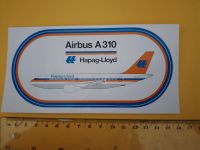 Hapag Lloyd Flug Airbus A310 Aufkleber Sticker Wandsbek - Hamburg Bramfeld Vorschau