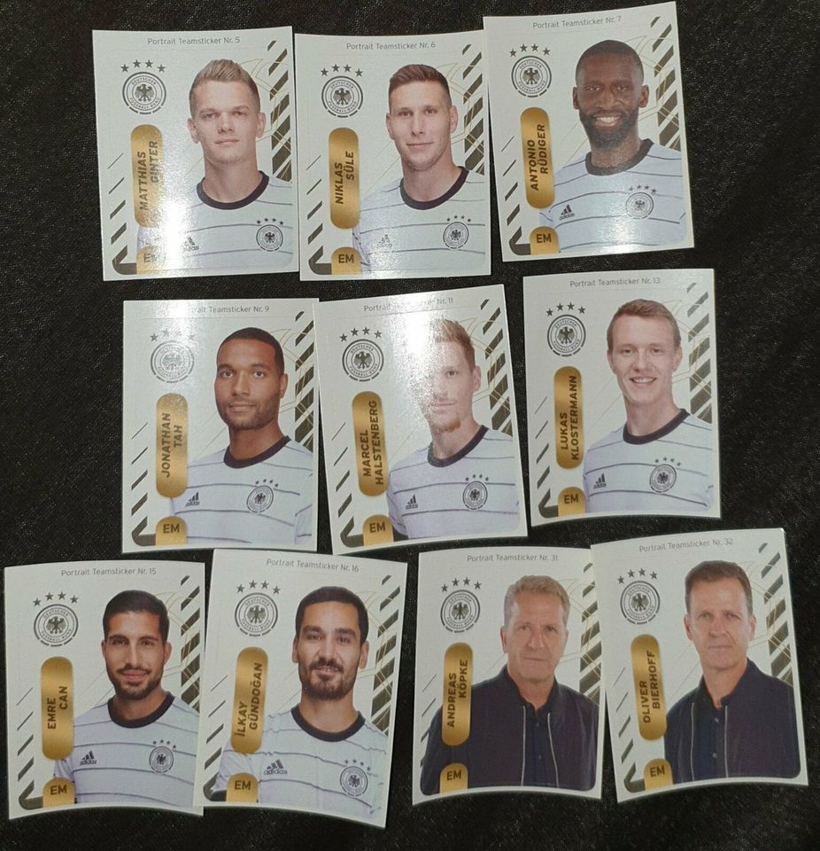 EM 2020/ 2021 18 Teamsticker DFB in Greiz