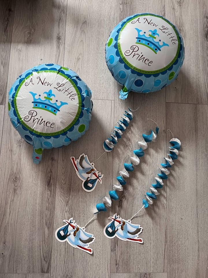 Deko Babyparty Blau Junge in Haunetal