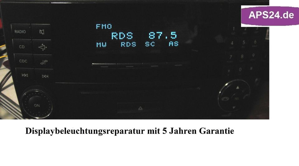 Mercedes Audio 20 Radio Display Reparatur in Borken