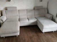 Couch Cord Beige 2 Ottomane Bayern - Vogtareuth Vorschau