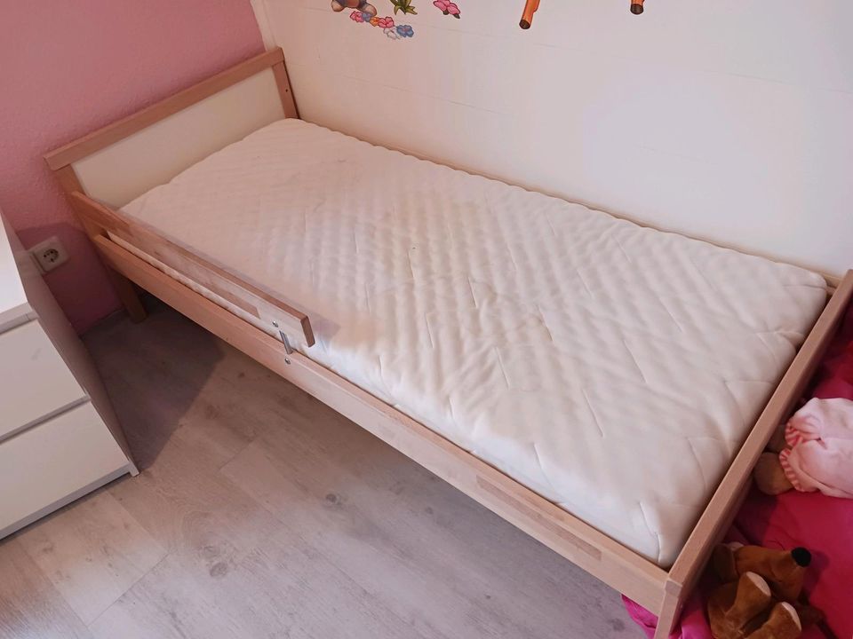 Bett Juniorbett 70×140 inklusive Lattenrost und Matratze in Lüdinghausen