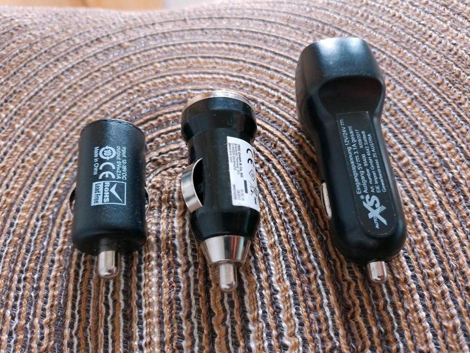 USB Kfz Ladegerät Stecker Zigarettenanzünder Auto Handy • BtBj in Neudenau 