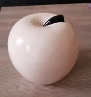 Großer Cremeweißer Dekoapfel aus Keramik Sachsen - Dommitzsch Vorschau