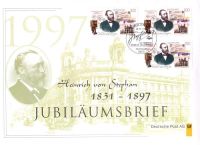 BRD: MiNr. 1912, "100. Todestag von Heinrich von Stephan", amtlic Brandenburg - Brandenburg an der Havel Vorschau