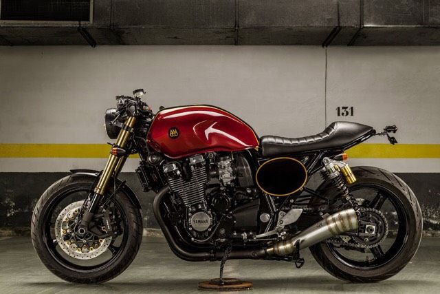 Yamaha XJR Café Racer Teile Brief Upside Down Gabel Eingetragen in Weitersburg