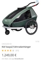 Croozer Kid Vaya 2 inklusive Babysitz + Joggerset Hessen - Kassel Vorschau