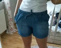 ❤ C&A ❤ The Shorts Jeans kurze Hose mit Schnürung cool lässig Hessen - Solms Vorschau