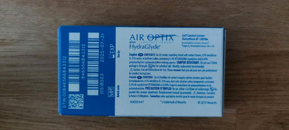 AIR OPTIX Hydro Glyde plus Kontaktlinsen, +1,00, BC 8.6, DIA 14.2 in München