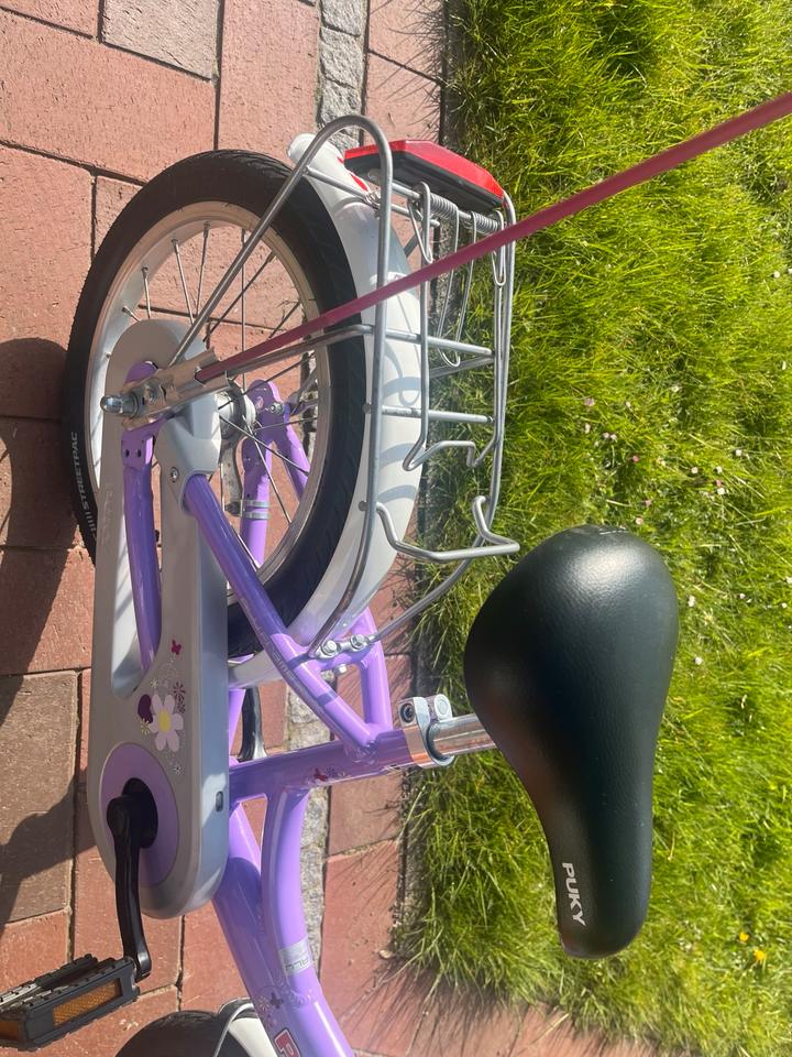 Puky Kinderfahrrad Alu 16 Zoll mit Elsa Fahne + Stützrädern in Mülheim (Ruhr)