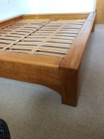 Vollholz Ulme Doppelbett: 2 x 80x190cm Bett Holzbett massiv Kr. München - Sauerlach Vorschau