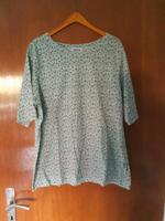 Tshirt grün weiß gestreift Blumenprint Gr.xxl Niedersachsen - Hinte Vorschau