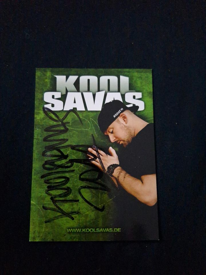 Kool Savas Autogramm von 2011 in Bremen