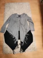 NEU grauer Cardigan Poncho mit Franzen von Vila in Größe S Bayern - Lichtenau Mittelfr Vorschau