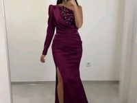 Abendkleid bordo Rot / Violett neu mit Steinen und Pailletten Bochum - Bochum-Mitte Vorschau