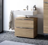 Badezimmer Unterschrank 60cm Eiche - passend zu allen Waschbecken Nordrhein-Westfalen - Dormagen Vorschau