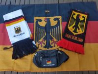 Fan-Paket Deutschland; Schal, Fahne, Bauchtasche, Pin; Fußball Schleswig-Holstein - Hartenholm Vorschau
