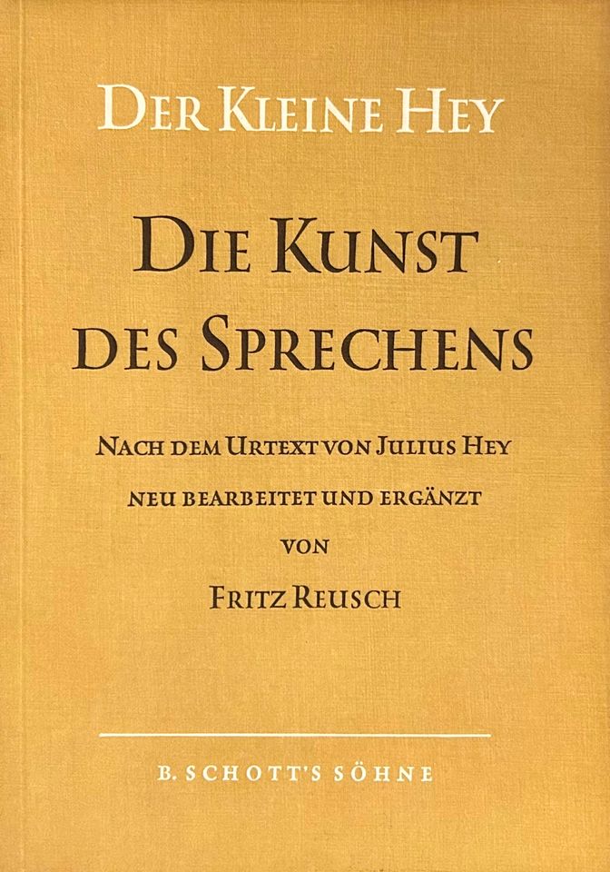 Hey, Die Kunst des Sprechens (1956, rar, inkl. Versand nach DE) in Bad Homburg