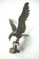 Adler Miniatur Greifvogel 800 Silber Silberfigur USA Wappen antik Hessen - Meinhard Vorschau