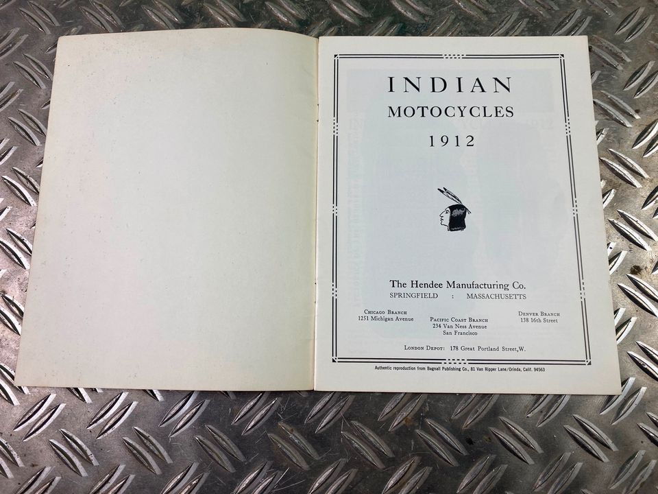 INDIAN 1912 Literatur in Kölleda