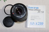 Tokina Objektiv SZ-X210 70 - 210 mm, Blende 4 - 5,6 für Canon FD Rheinland-Pfalz - Ingelheim am Rhein Vorschau